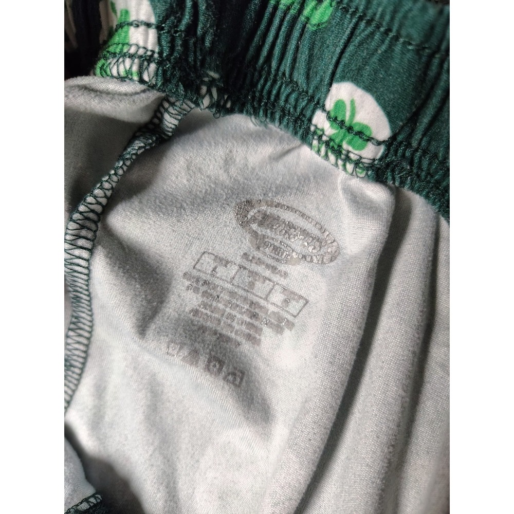 EUC Boston Celtics NBA Pajama Pants Mens L Green AOP Lounge Sleep - Picture 6 of 6